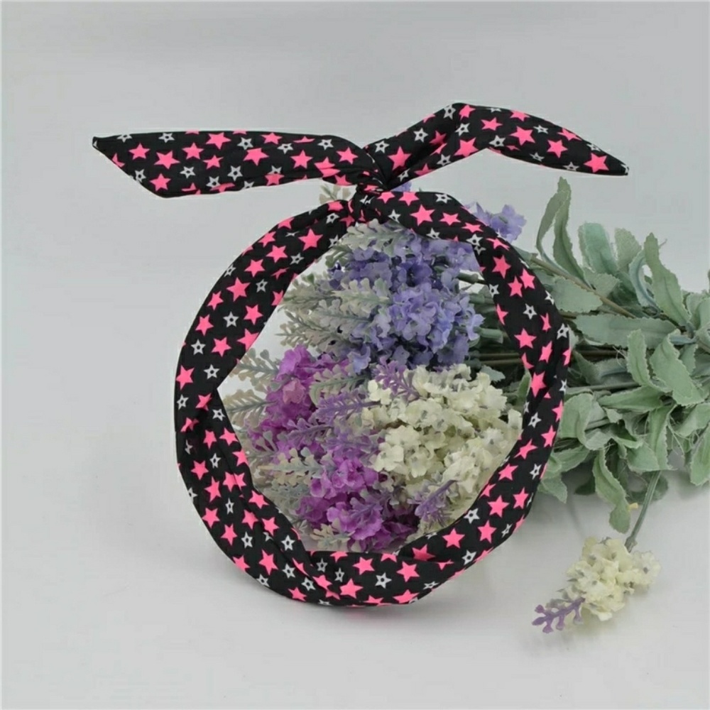 Brand New Black/Pink Stars Hair Accessory